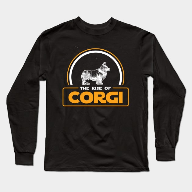 The Rise of Corgi Long Sleeve T-Shirt by stardogs01